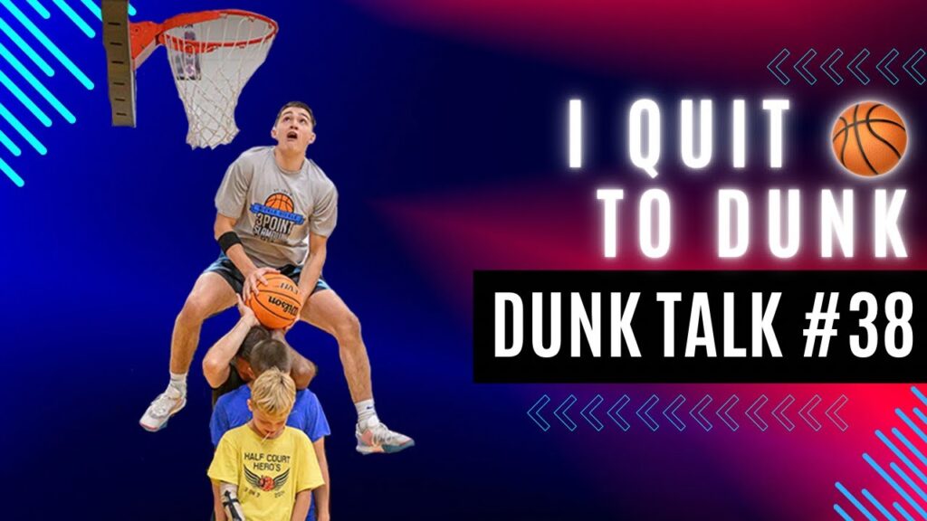 Why Dylan Haugen Quit Basketball to Become a Professional Dunker. Dunk Talk Podcast episode 38 YouTube thumbnail.